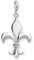 Thomas Sabo Herren Charm-Anhänger Lilie Charm Club 925 Sterling Silber Y0015-637-21