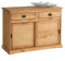 IDIMEX Kommode Savona, Sideboard mit 2 Türen 2 Schubladen, Kiefer massiv, Oberfläche braun lackiert, Buffetschrank, Geschirrschrank, Massivholz