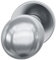 FSB 0 23 0802 03400 6204 Türknauf ASL/AGL feststehender Feuerschutzbschlag nach ÖNORM, Türknopf auf Rosette rund, Edelstahl matt 23080203400, Silber