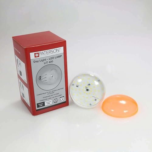 Paterson LIT400 21w LED Studio Lamp. 3300 Lumens. Standard E27 screw fit light.