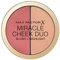 Max Factor Miracle Cheek Duo, 20 Brown Peach And Champagne, 11g