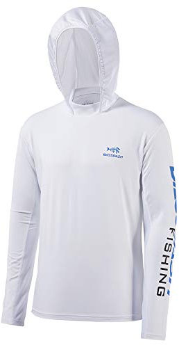Bassdash Hommes Chemise à Capuche Protection Solaire Sweats à Capuche UPF50 + UV Pull à Capuche à Manches Longues pour la pêche en Plein air, Natation
