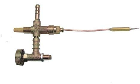 GENERICO Rubinetto con valvola di sicurezza con termocoppia cm 25 per fornelloni GPL