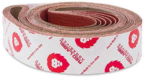 Red Label Abrasives 2 X 72 Inch 36 Grit EdgeCore Ceramic Grinding Sanding Belts, 6 Pack