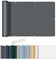AXT SHADE Brise Vue Balcon 90x400cm Imperméable Cache Vue Balcon Protection UV Opaque Résistant aux Contre Vent avec Trous et Serre Câbles pour Exterieur Terrasse-Anthracite
