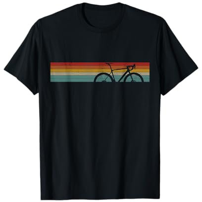 Vintage Rennrad Fixie Fahrrad Rennradfahrer Retro Radsport T-Shirt