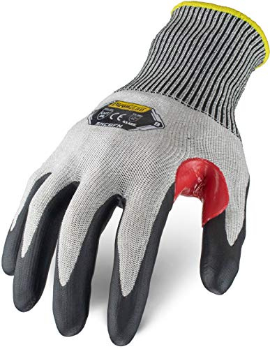 Ironclad Command Touchscreen Foam Nitrile Cut Resistant Glove; Foam Nitrile Coating, Touchscreen Infused Palm, A6 Cut Resistant, Sized XS, S, M, L, XL, XXL (1 Pair) (SKC6FN-04-L), Large