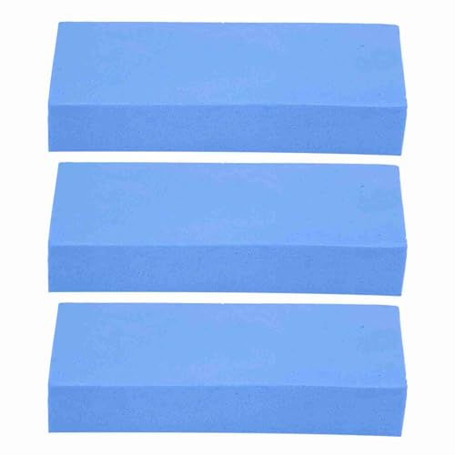 Saugwunder Schwamm Auto Waschschwamm Saugblock Saugschwamm, 3 Stück Autowaschschwamm, Auto Multifunktionale PVA Super Absorbent Reinigung Handschwamm Autschwämme zum Waschen (Blau)
