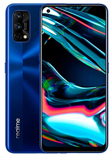 realme 7 Pro, Display Super AMOLED 6.4, Processore Otto - Core Snapdragon 720G, 8 GB RAM + 128 GB ROM, Fotocamera Quadrupla Sony da 64 MP + Fotocamera Selfie 32 MP, Dual SIM, NFC, Blu