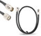Plyisty Antennenverlängerungskabel, RP-TNC-Stecker (Buchse)/N-Antennenverlängerungs-Koaxialkabel, Koaxial-Verlängerungskabel Mele zu Buchse-Anschluss(0.5m)