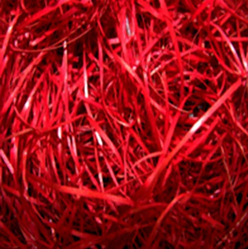 Fashion-Sonderposten Deko Holzwolle Premium Holzwolle Made in Germany 1KG, Farbe: Rot