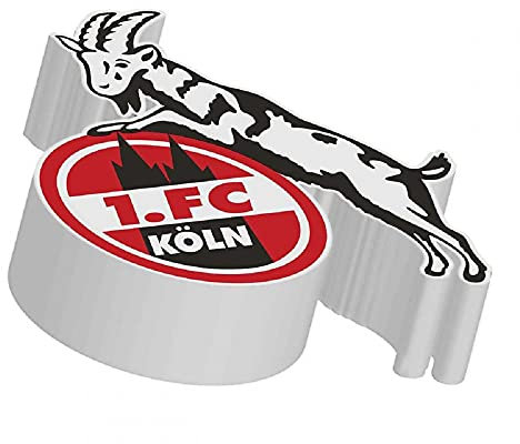 1. FC Köln Radiergummi - Logo - Radierer Hennes Eraser - Plus Lesezeichen I Love Köln