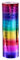 Boland 44732 - Papier-Luftschlangen Regenbogen, 2 Rollen mit je 18 Abrissen, metallic, Dekoration, Karneval, Motto-Party