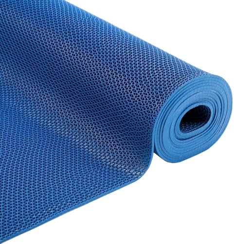 MYOYAY Tapis de douche en PVC - 300 x 90 cm - Antidérapant - Tapis de drainage - Pour sauna, salle de bain - Épaisseur : 5,5 mm - Tapis de sol commercial - Pour piscine, cuisine, balcon