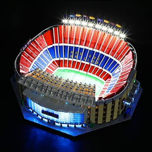 GEAMENT LED Licht-Set Kompatibel mit Lego Camp NOU - FC Barcelona - Beleuchtungsset für Creator 10284 Baumodell (Modell-Set Nicht enthalten)