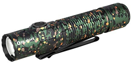 OLIGHT Warrior 3S Tactical Torch 2300 Lumens Powerful Dual-Switch Rechargeable Flashlight with a Proximity Sensor for Emergency Camping and Outdoor Hiking (Camouflage)