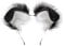 Dodheah Hundeohren Haarband Haarreif Hund Tierische Ohren Cosplay Haarband Halloween Weihnachten Kopfschmuck Accessoire Mädchen Damen Schwarz