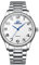 JewelryWe Herren Uhren Analog Quarz 30M Wasserdicht Armbanduhr Klassisch Einfach Edelstahl Armband Partner Freundschaft Uhr mit Digital Zifferblatt und Uhrenwerkzeug Weiß