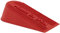 Rubber Door Stopper - Door Stop Wedge for Carpet, Tile, or Concrete Floor, Large Door Stoppers for Bottom of Door - Heavy Duty Door Stoppers for Commercial & Home Use - 6 x 2.75 x 2.25 Inches, Red