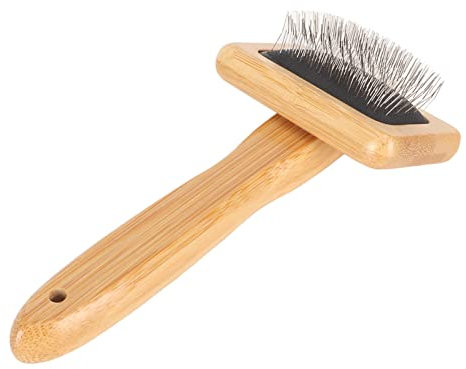 Zupfbürste, Makramee-Kamm, Leicht zu Reinigen, Fein Poliert, Schnelles Bürsten, Sanfte Kurven, Kissen mit Loch für Katzen (S)