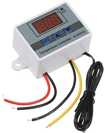 sourcing map AC110-220V LED Digital Temperatur Regler Thermostat Heizung Kühlung -50 bis 110°C XH-W3002 Relais Ausgang mit NTC 10K Temperatursonde