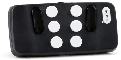 Hable One – Die kleinste Braille-Tastatur für Sehbehinderte für iPhone, Android und Tablets- Macht das Tippen für Schüler und Blinde einfacher und schneller