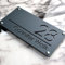 K SMART SIGN | LUXE H1 | House sign door number laser personalised address wall plaques numbers Signs (Matt Gray & Gloss Black)