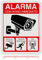 LEIASA Cartel Zona Videovigilada - 21x28 cm - Aluminio - Reflectante - Grosor 0,8 mm - Cartel Videovigilancia - Impresión UV - Resistente Exterior - Señal Alarma Disuasorio - Cartel Cámara Vigilancia