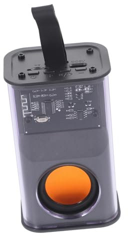 Uonlytech Tragbarer Lautsprecher Wiederaufladbarer Kabelloser Outdoor-Lautsprecher Für Camping Und Wandern Mit Led-Funktion
