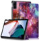 Yiernuo Custodia per Xiaomi Redmi Pad SE 11 Pollici Tablet,Ultra Sottile Cover con Funzione Supporto e Auto Sveglia/Sonno,Galaxy