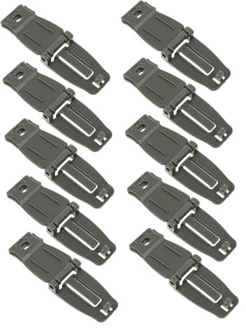 CORHAD 12St Molly-Taste Taschenanschluss Kletterzubehör Rucksack-Zubehör Rucksack-Gurtverbinder Verbindungsschnalle des Gurtbandbeutels Kunststoff Stahl Nylon