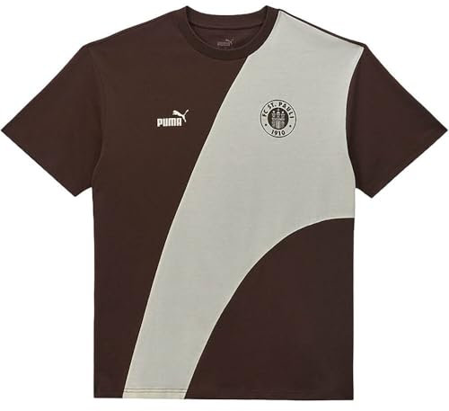 FC St. Pauli ftblCulture+ T-Shirt braunbeige, L Unisex