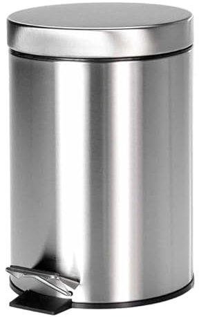 Paris Prix Poubelle à Pédale en INOX Inoxia 3L Chrome