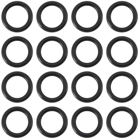 SG Store 100 Stück O-Ringe aus Nitrilkautschuk Außendurchmesser 16mm Innendurchmesser 11 Mm Dicke 2,5mm für Düsen Sprinkler Spritzpistolen 1/2-Zoll-Schlauchsysteme