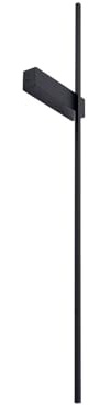 Lindby LED Wandleuchte, Wandlampe Innen Natsumi (Modern) in Schwarz aus Aluminium (1 flammig) - Wandstrahler Wandbeleuchtung Schlafzimmer/Wohnzimmer Wohnzimmerleuchte