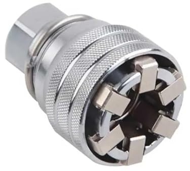 Lagnlnaoy Adjustable Socket 3/8'' To 3/4'' Universal Sleeve 10-19mm Magic Socket Electric Drill Wrench Converter Power Hand Repair Tool