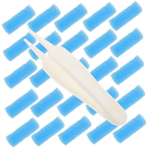 Milisten 100stücke Nasensauger Filter Einweg Nase Reiniger Sauggerätfilter Pflege Zubehör Filterwatte Für Absauggerätefilter Babypflege