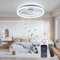 Hlieeosfcn Ceiling Fans with Lights, 50cm/19.7in Reversible Fan Quiet Dimmable with Remote APP Control 6 Speeds Modern Ceiling Fans with Lights Small CeilingFan Light for Dining Room Bedroom
