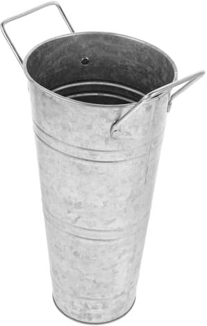 BESTOYARD Retro Eisenblumeimer Vase Vintage Look Blumendekoration Für Zuhause Blumenladen Büro Metallkübel Tischdeko Kreatives Arrangement