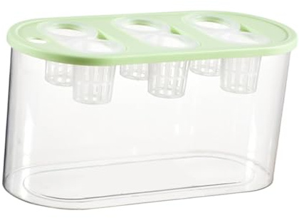 Hydrokultur-Züchterbox mit 6 Löchern, für den Innenbereich, Mini-Aquarium zum Bepflanzen, Kultivieren, Blumenarrangement, Vase, Grün