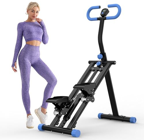 SAVEYOUR Stair Stepper für Home Workout | Treppenmeister für Zuhause mit 3 Stufen Widerstand, Foldbares Vertical Climber Maschine, Cardio Fitnessgerät mit LCD-Display