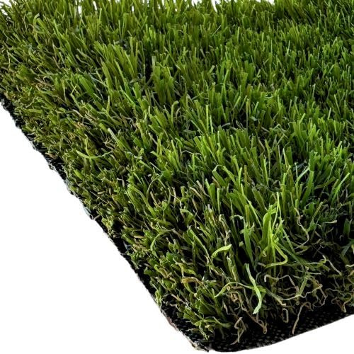 Gazon artificiel 45 mm modèle Madrid multidirectionnel - Finition très naturelle et fibre douce - Pour jardin, terrasse, piscine et grenier - Drainage rapide et résistant au soleil (2 x 9 m = 18 m²)