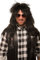 Rocker Perücke Pop schwarz Herrenperücke Langhaar Lang lockig Heavy Metal Alice Cooper Rambo Metaler 80er