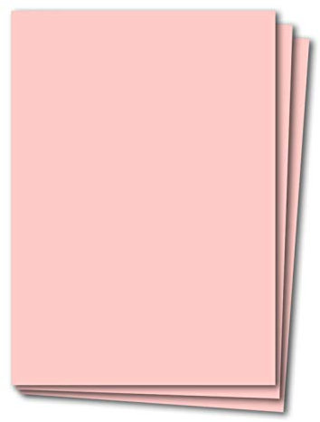 Glüxx Agent 50 Blatt Tonkarton DIN A4 - Rosa - 240 g/m² Dicker Bastelkarton - 21,0 x 29,7 cm Pappe zum basteln für Fotoalbum Menükarte Bedruckbar DIY kreativ Sein
