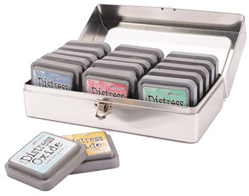 Tim Holtz - Ranger TDA68075 Distress Stempelkissen in Dose, grau, Einheitsgröße