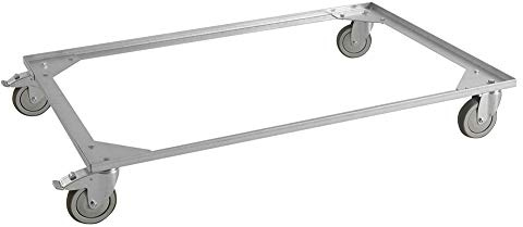 Paletten-Fahrgestell Palettenwagen, niedrig, LxBxH 1.220 x 820 x 185 mm, Tragkraft: 150 kg, verzinkt