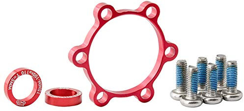 POHOVE Bicycle Professional Boost Hub Conversion Adapter for Disc Brake Front Rear Red,5mm