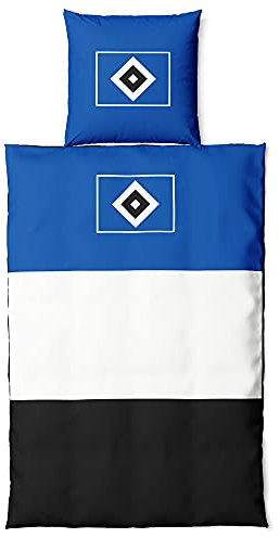 HSV Bettwäsche Blockstreifen