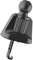 prasku Auto Air Vent Clip Kugelkopf Adapter Haken Twist-Lock Telefonhalter Ständer Anti-Shake, verhindert das Schütteln und Herunterfallen des Telefons. - 15mm