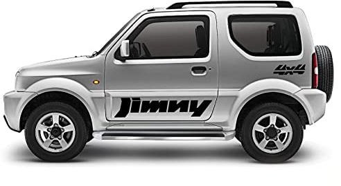 Adesivi Fuoristrada Jimny 4x4 Off Road, Nero Opaco | + Omaggio